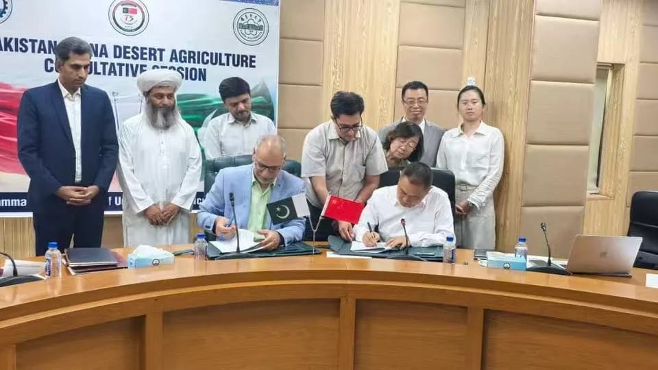 Pakistan launches landmark desert horticulture cooperation with China to transform arid lands