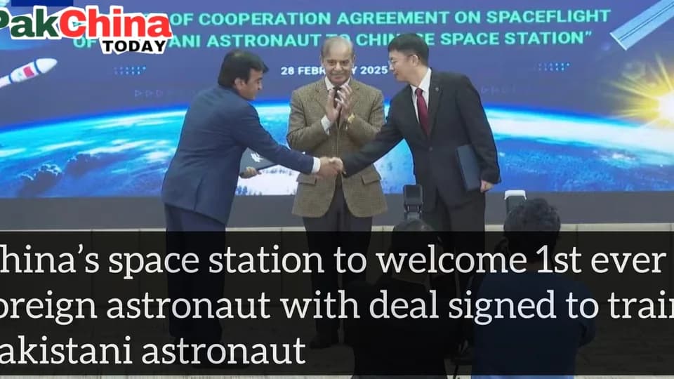 China’s space station to welcome 1st ever foreign astronaut with deal signed to train Pakistani astronaut