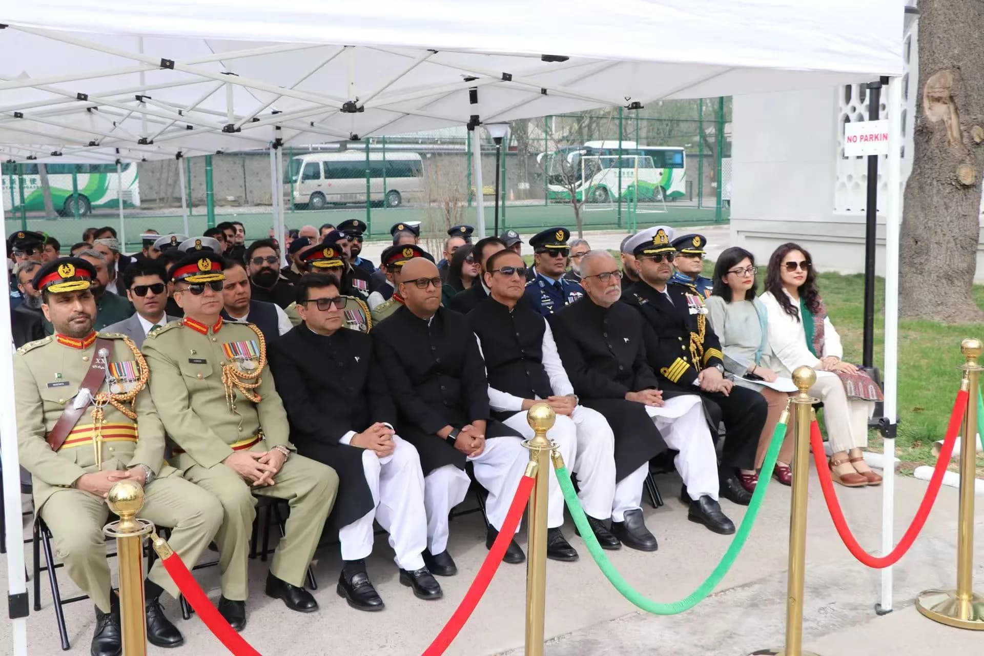 Pakistan Embassy, Beijing holds flag hoisting ceremony to mark Pakistan Day