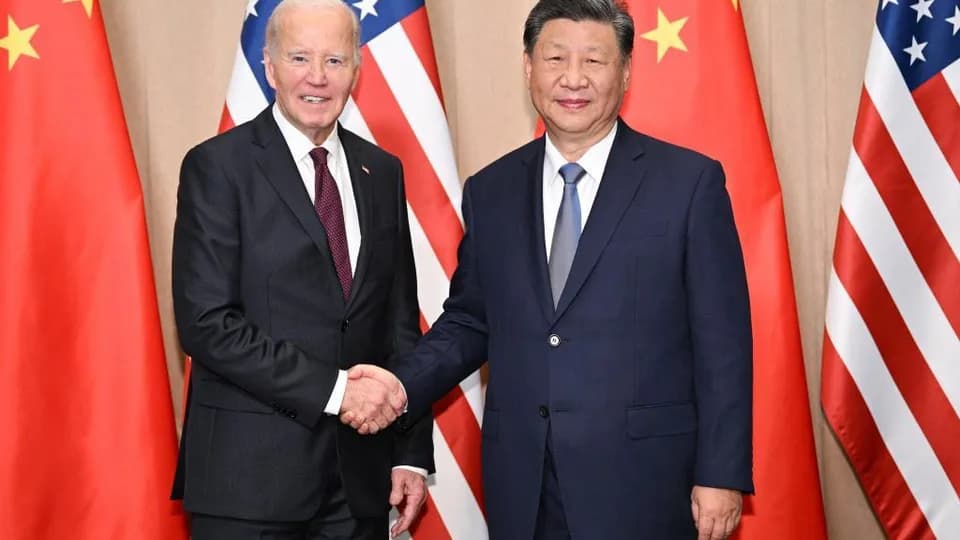 President Xi Jinping meets with U.S. President Joe Biden in Lima