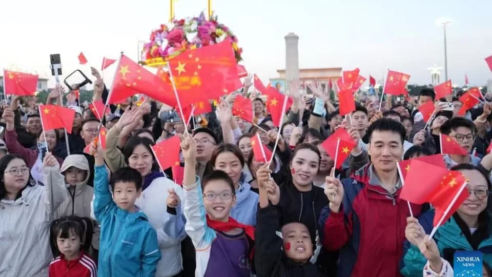 Chinese celebrates National Day with patriotism, pride and confidence