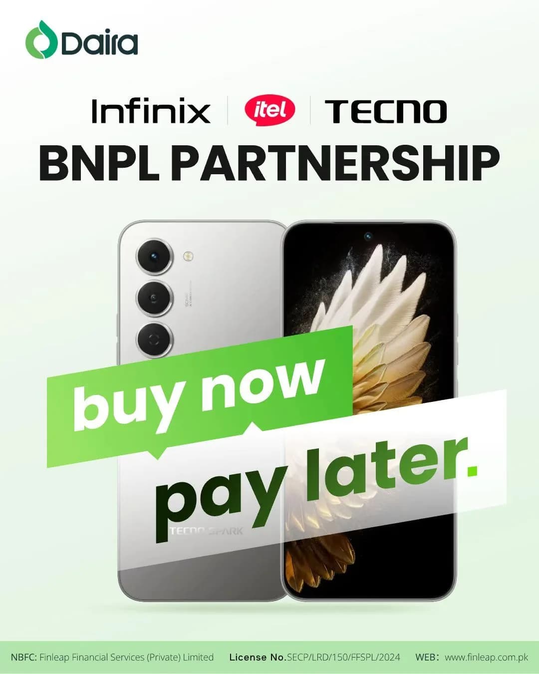 Daira partners with Infinix, itel and Tecno to expand affordable smartphone access in Pakistan
