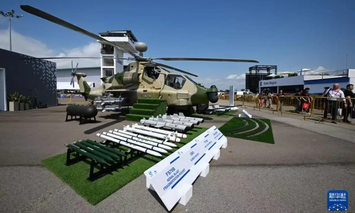 Chinese defense ministry responds to Pakistan inducting Chinese-made Z-10ME attack helicopter